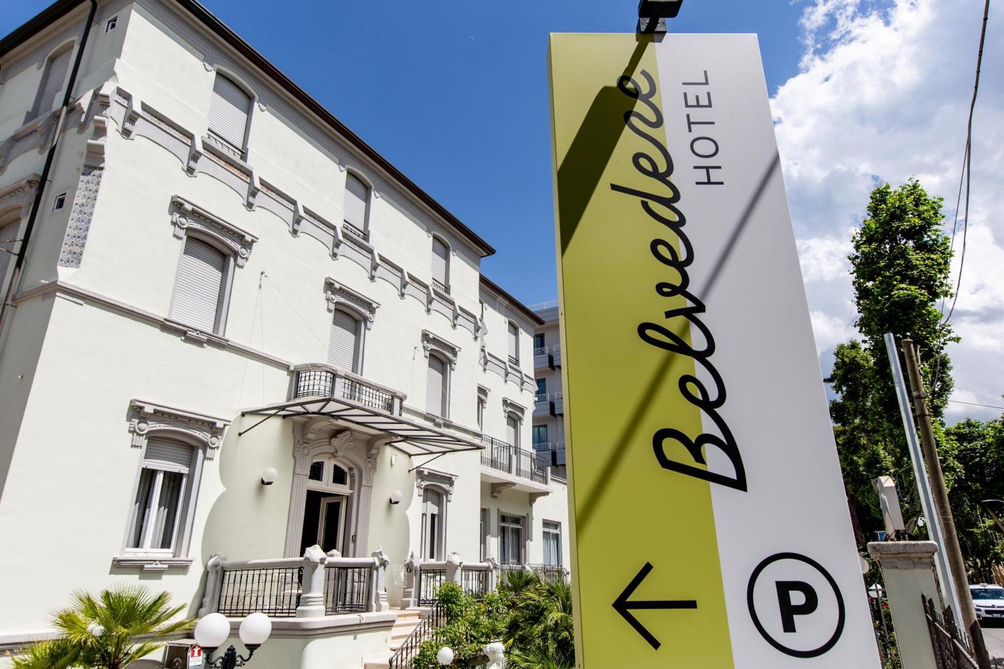 Hotel Belvedere Римини Экстерьер фото