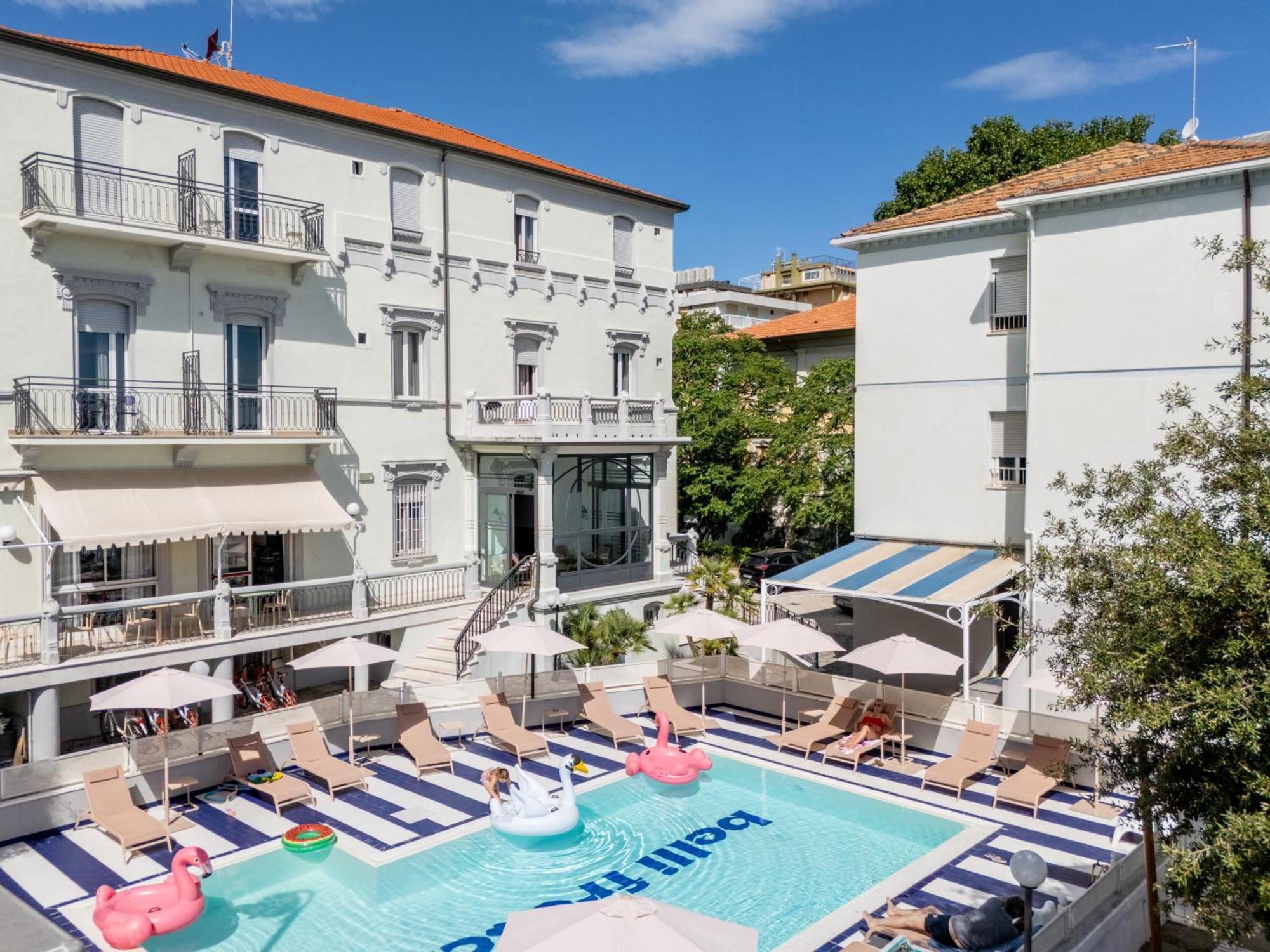 Hotel Belvedere Римини Экстерьер фото